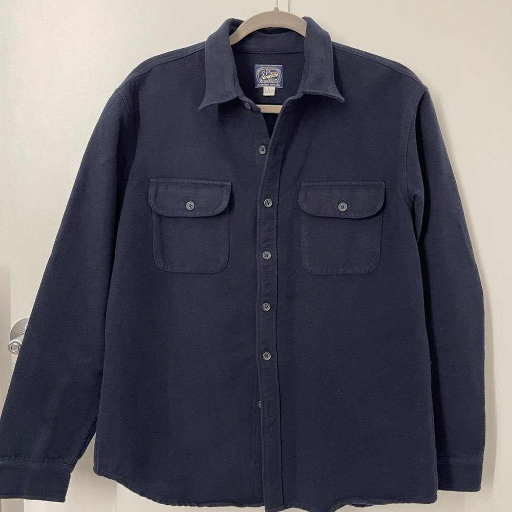Pendleton Navy Button-Up Shirt - J. Crew New York